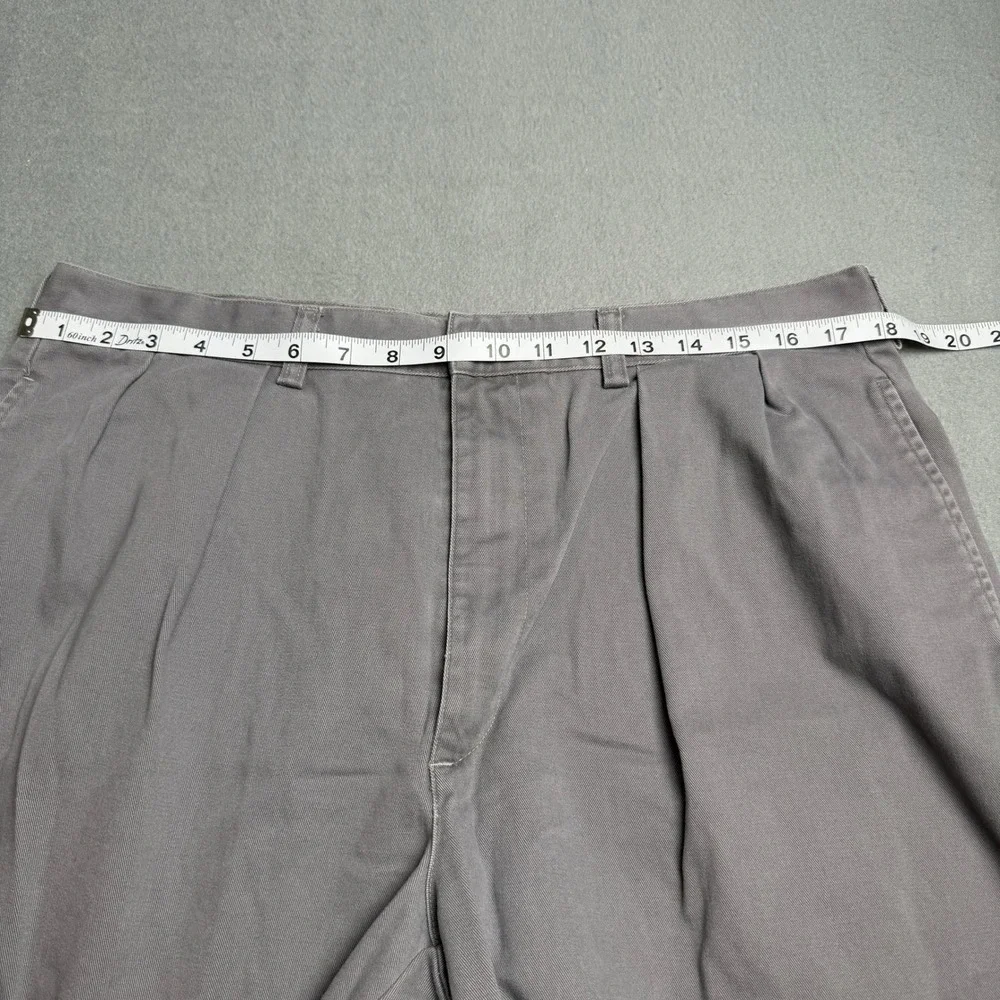 Polo Ralph Lauren Tyler Short Mens 36 Gray Pleated Cotton Chino Shorts